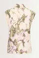 Mouwloze top abstracte print