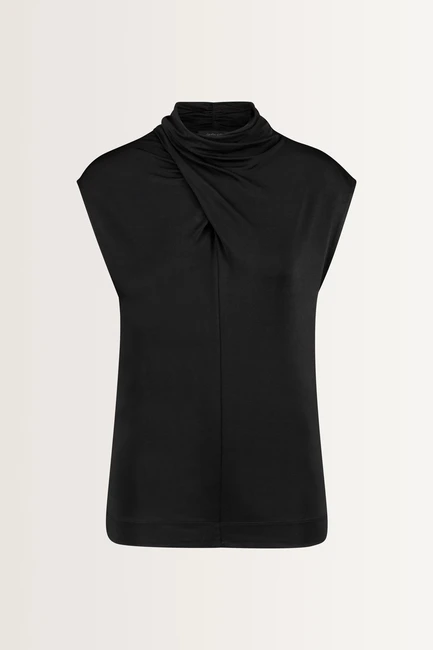 Mouwloze top draperie