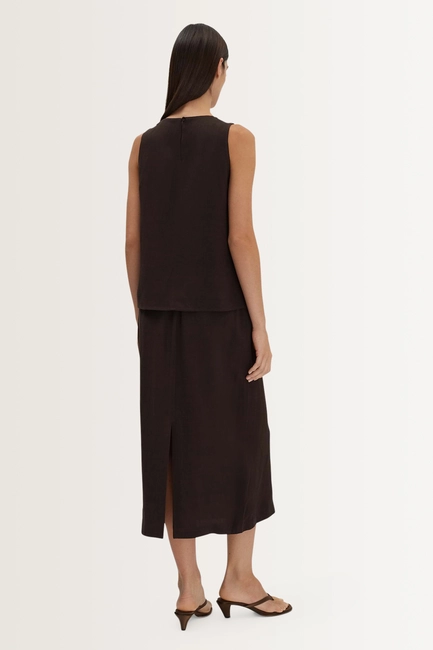 Mouwloze top in linnenmix Zolini Someday