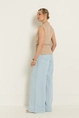 Mouwloze wrap blouse