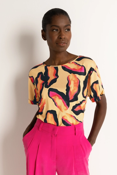 Multicolour print top