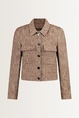 Multicolour tweed jasje