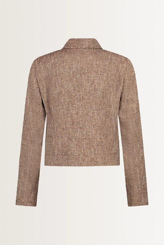 Multicolour tweed jasje
