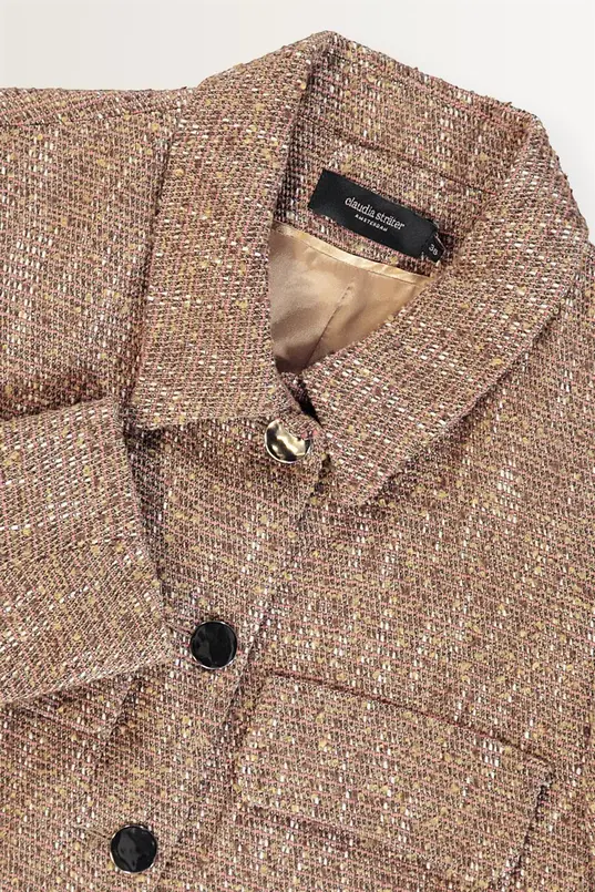 Multicolour tweed jasje