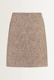 Multicolour tweed minirok
