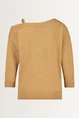 Offshoulder trui ketting