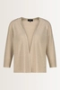 Open vest met lurex Monari