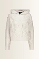 Opengewerkte sweater met chenillegaren Monari