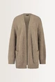 Openvallend vest van alpaca