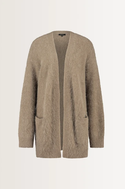 Openvallend vest van alpaca