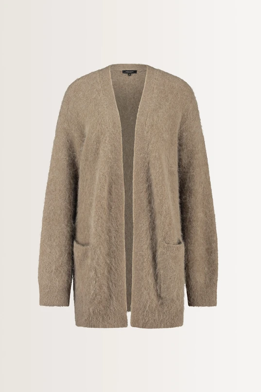 Openvallend vest van alpaca