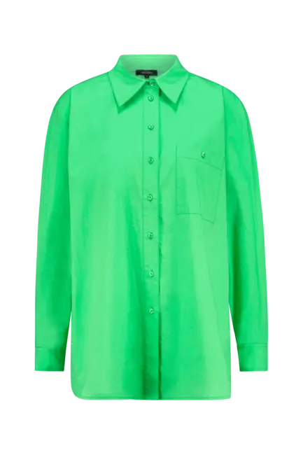 Overhemdblouse katoen
