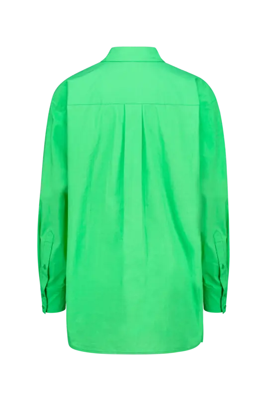 Overhemdblouse katoen