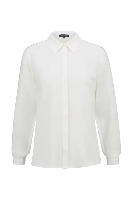 Overhemdblouse zijde