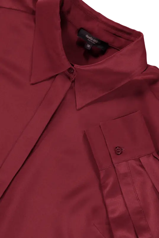 Overhemdblouse zijde