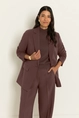 Oversized blazer met klassieke reverskraag