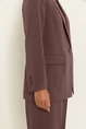 Oversized blazer met klassieke reverskraag