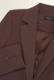 Oversized blazer met klassieke reverskraag