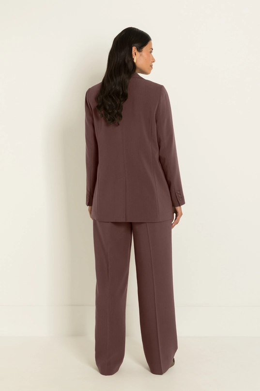 Oversized blazer met klassieke reverskraag