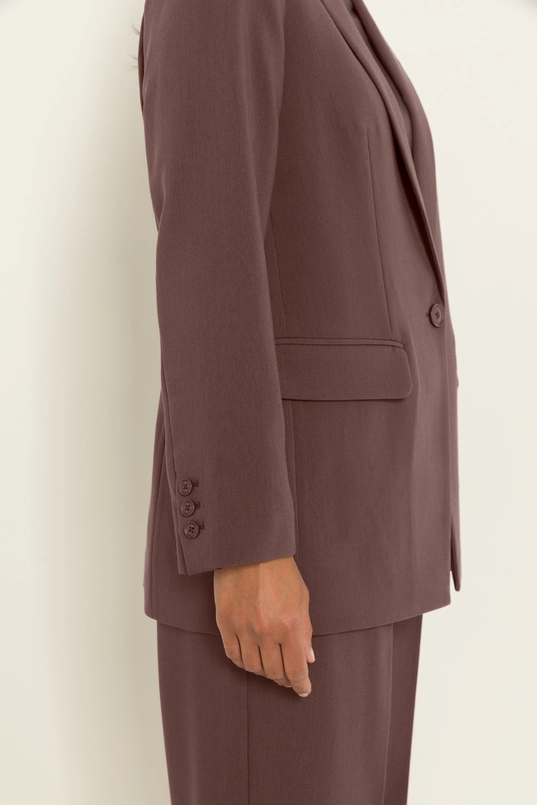 Oversized blazer met klassieke reverskraag