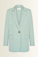 Oversized blazer met zijsplitten