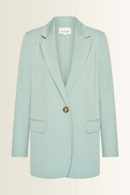 Oversized blazer met zijsplitten