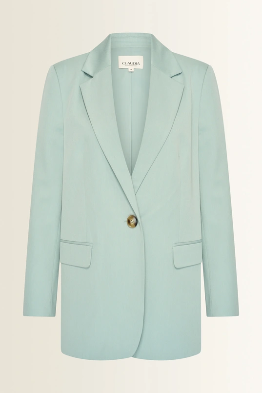 Oversized blazer met zijsplitten