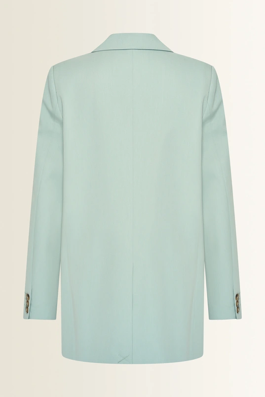 Oversized blazer met zijsplitten