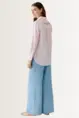 Oversized blouse met borduursels OUI