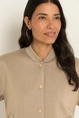 Oversized bomber van sweatstof