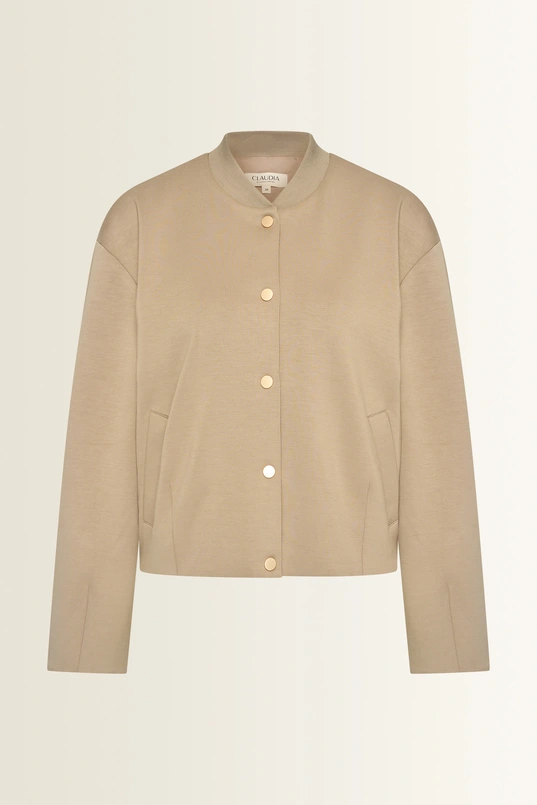 Oversized bomber van sweatstof