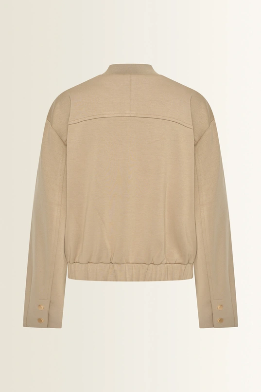 Oversized bomber van sweatstof