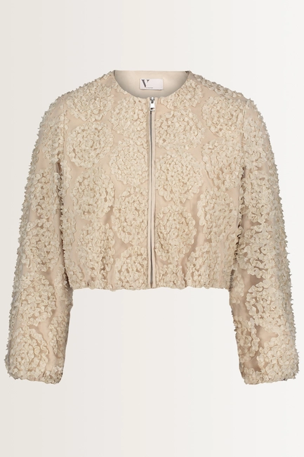 Oversized jas met verfijnd reliëf Vera Mont