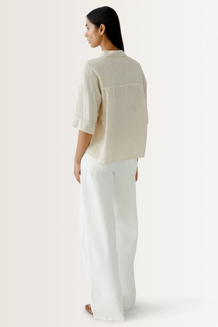 Oversized linnen blouse OUI