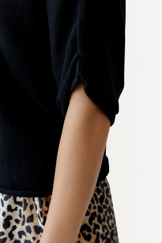 Oversized trui in biologisch katoen OUI