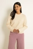 Oversized trui met geborstelde structuur