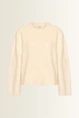Oversized trui met geborstelde structuur