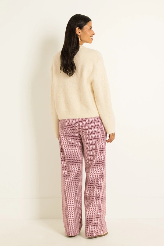 Oversized trui met geborstelde structuur