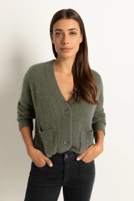 Oversized vest van alpacawolmix