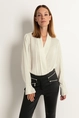 Overslagblouse op band