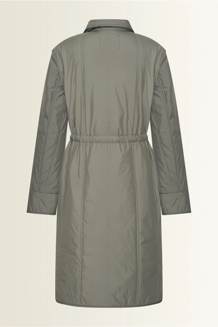 Padded jas met taillekoord Maura