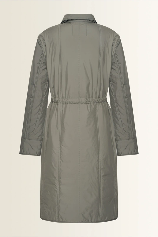 Padded jas met taillekoord Maura