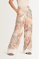 Paisley broek met wijde pijpen Adrienne Cambio