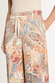 Paisley broek met wijde pijpen Adrienne Cambio