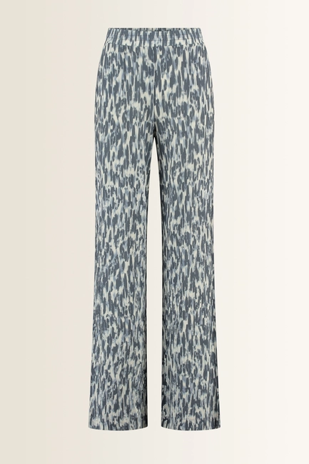Palazzo print broek van jersey