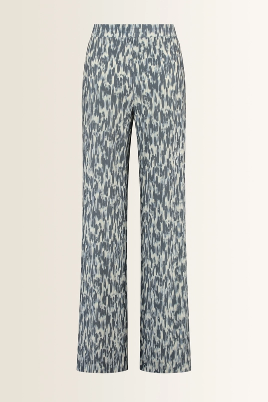 Palazzo print broek van jersey