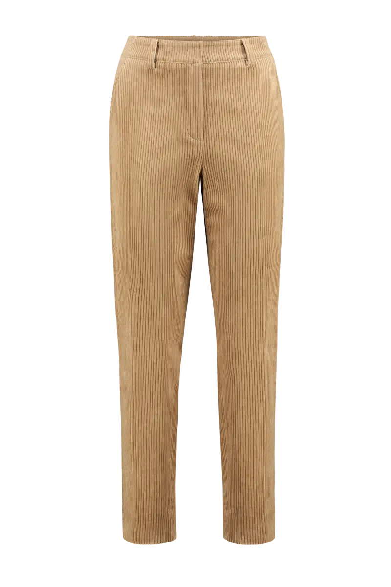 Pantalon brede rib