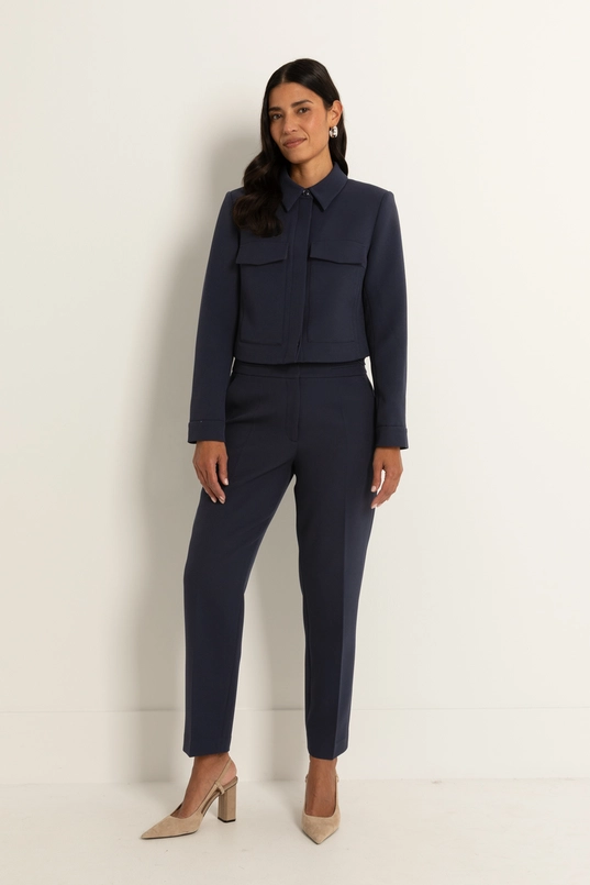Pantalon in geweven twill