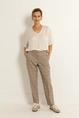 Pantalon in ruitdessin