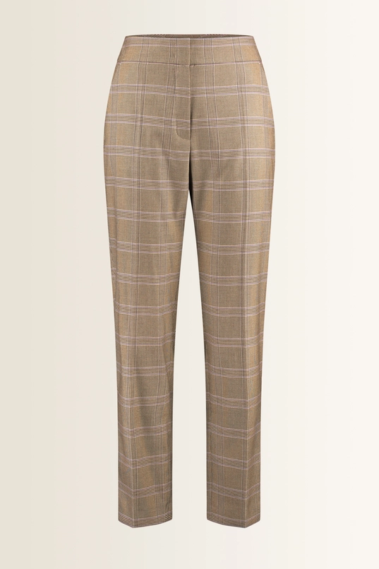 Pantalon in ruitdessin